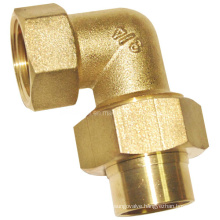 Natural Color Screw Fitting - Elbow with Extention M/F (a. 0349)